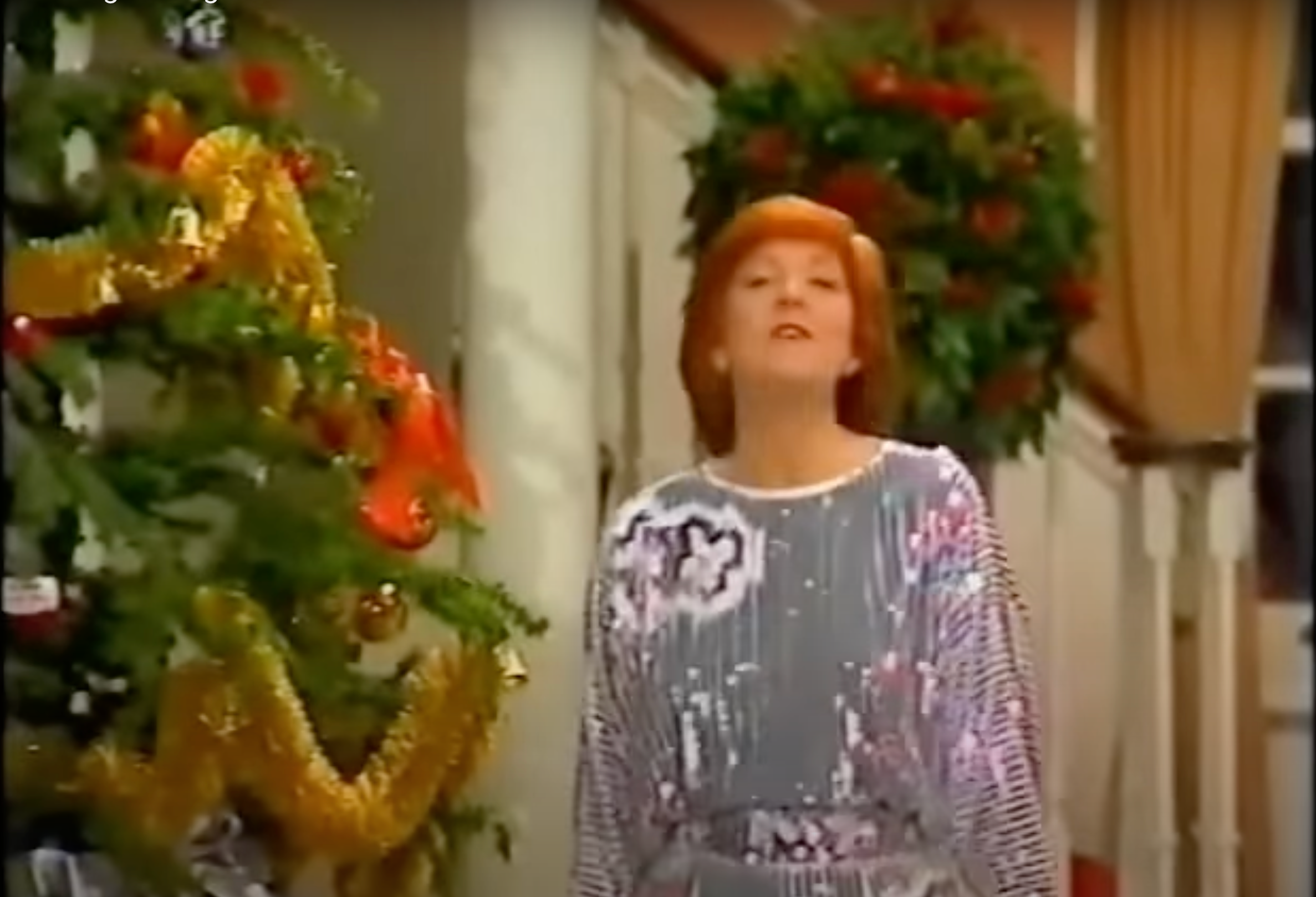 <p>Cilla Black performing ‘All Night Long’ for her LWT Christmas special in 1983 </p>